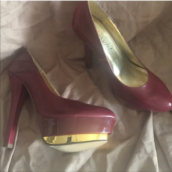 Lady Danger Double Platform Heels - Picture 1 of 7